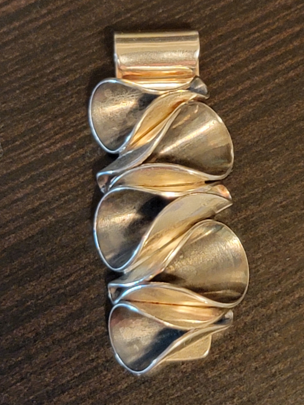 Sterling Silver Geometric Pendant